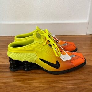 Nike x Martine Rose MR4 Shox mules Safety Orange
